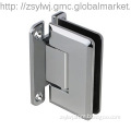 chrome coated brass 90 glass door hinge